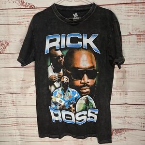 Rick Ross Legends Apparel Hip Hop T-Shirt NEW Black Men's Medium‎